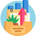 storage,business and finance,business,box,arrows,nature,office material,office,folder,file storage,pot,plant,stats,statistics,up arrow ok 